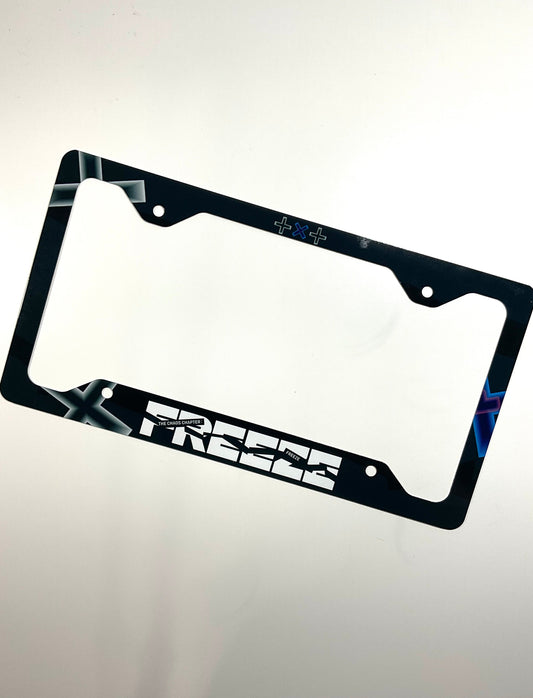 Tomorrow x Together The Chaos Chapter: Freeze Inspired License Plate Frame