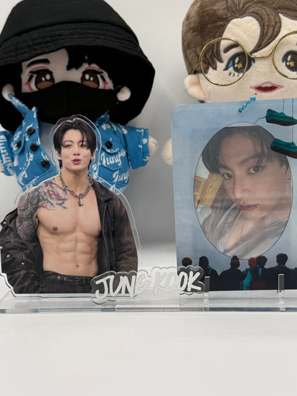 BTS Jungkook Themed Photocard Standee Display
