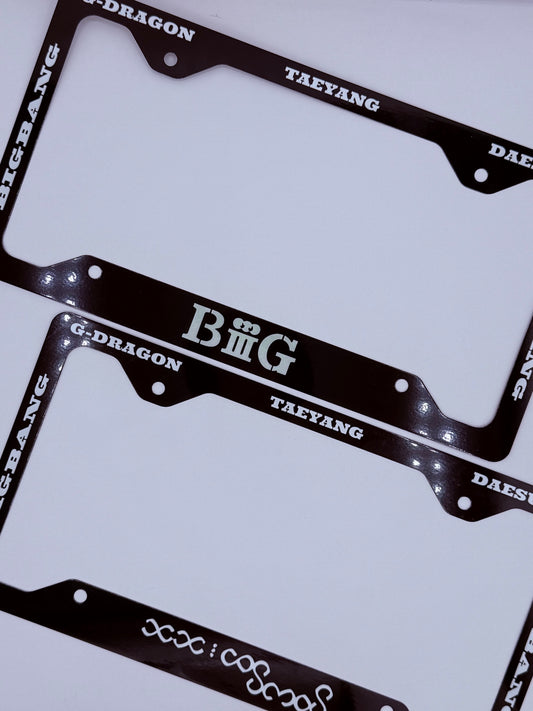 BIGBANG Inspired License Plate Frame