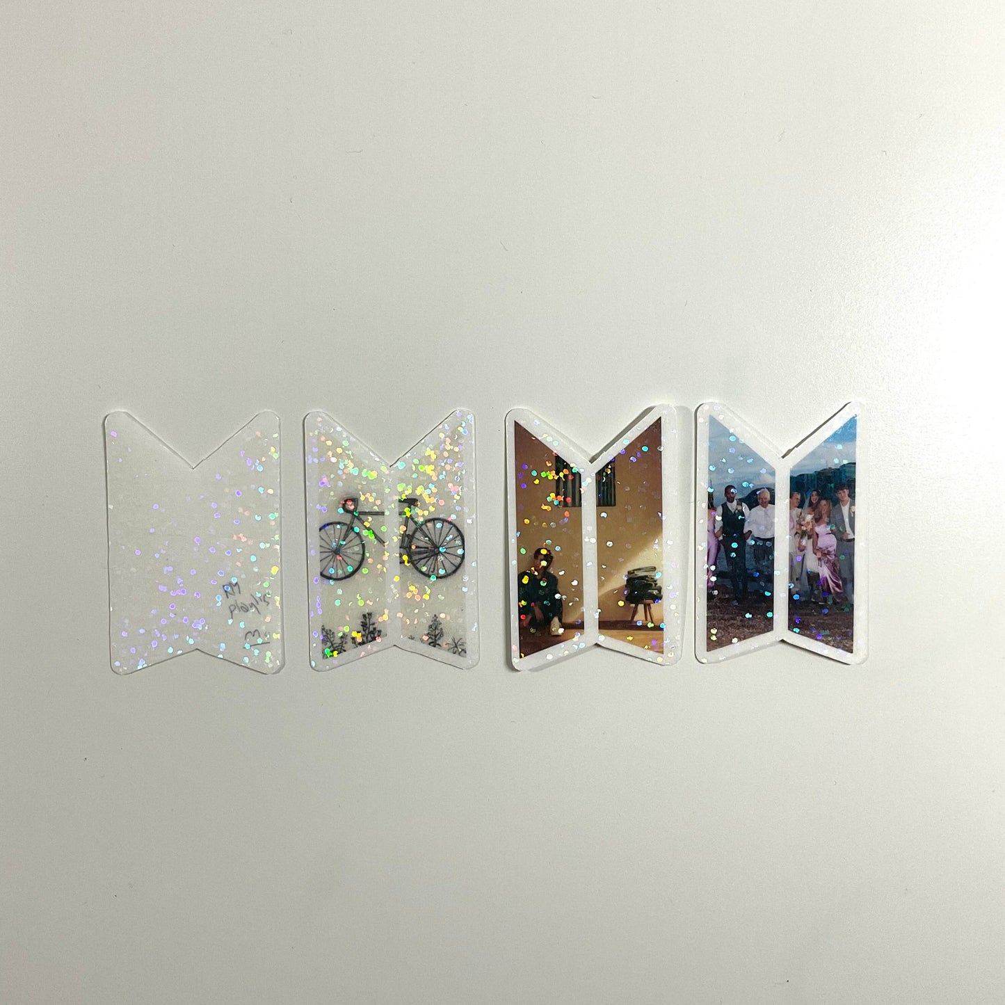 BTS/ARMY Logo Hyung Line Solo Discography Holographic Sticker