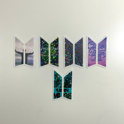 BTS/ARMY Logo Maknae Line Solo Discography Holographic Sticker