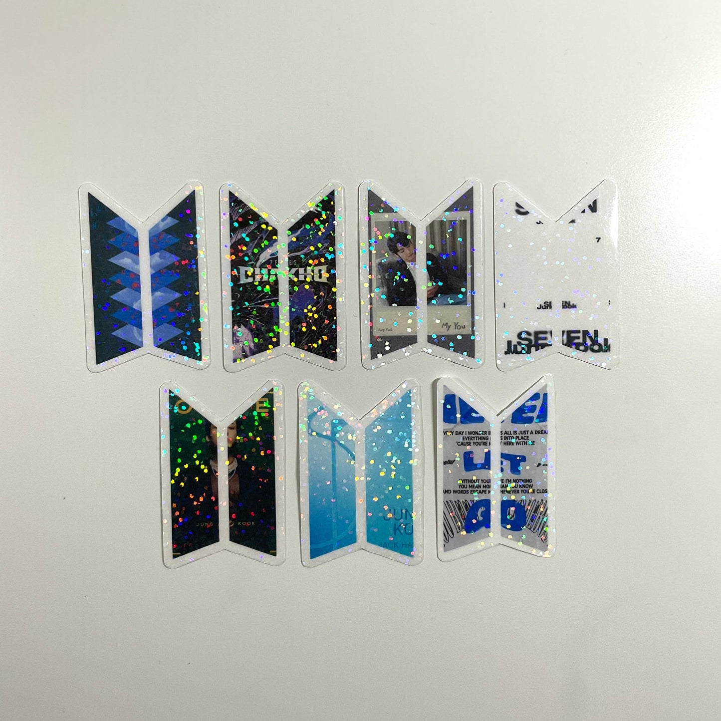 BTS/ARMY Logo Maknae Line Solo Discography Holographic Sticker