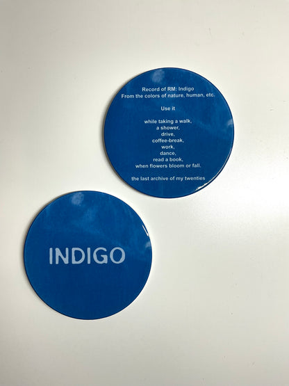 BTS RM Indigo Ceramic Home Coaster