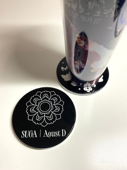 BTS Suga Lotus Flower Ceramic Home Coaster