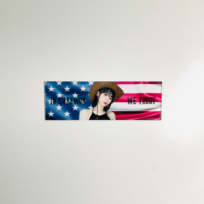LE SSERAFIM Chaewon Bumper Sticker/Bumper Magnet