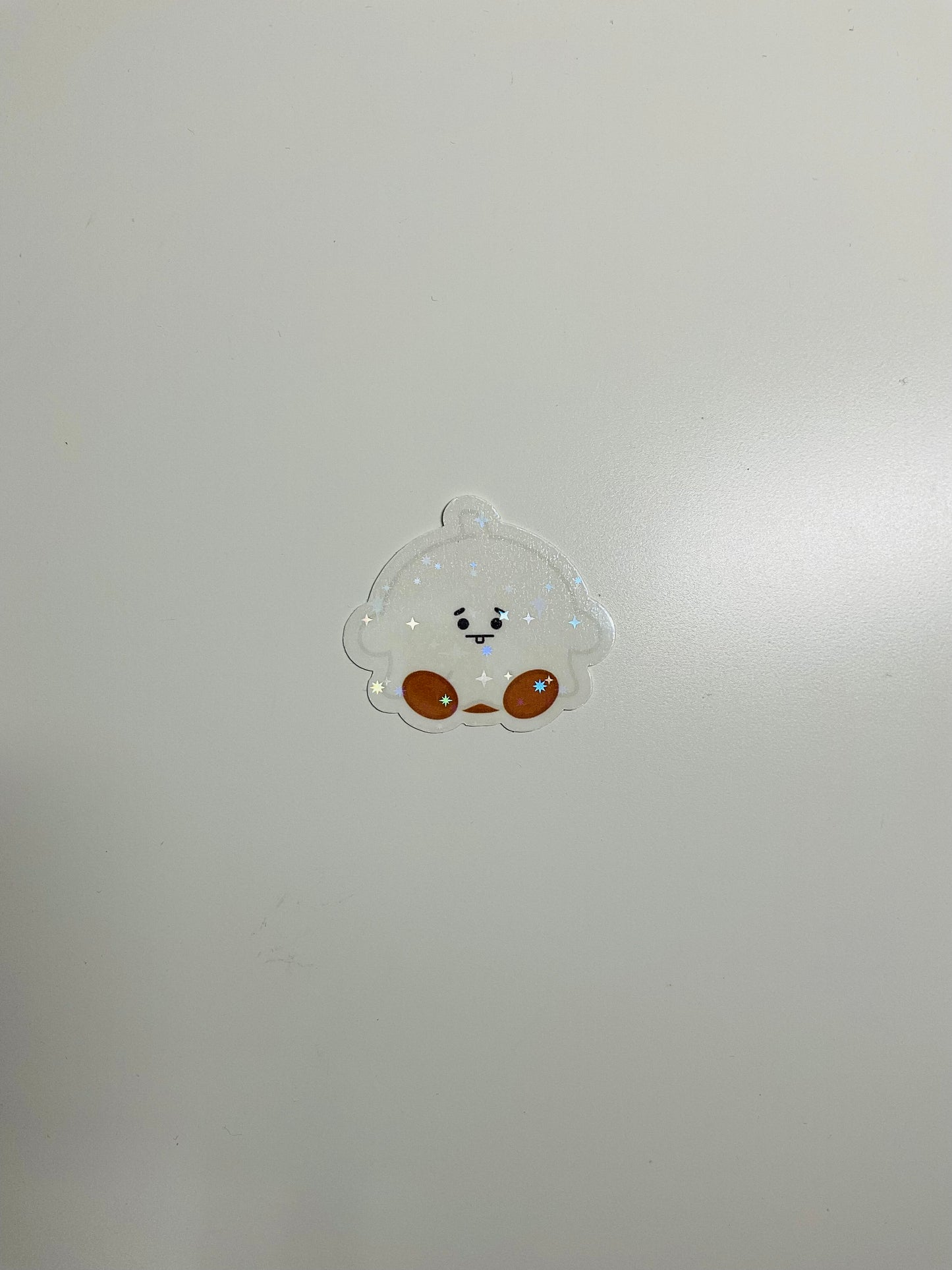 BT21 Ghost Themed Holographic Sticker