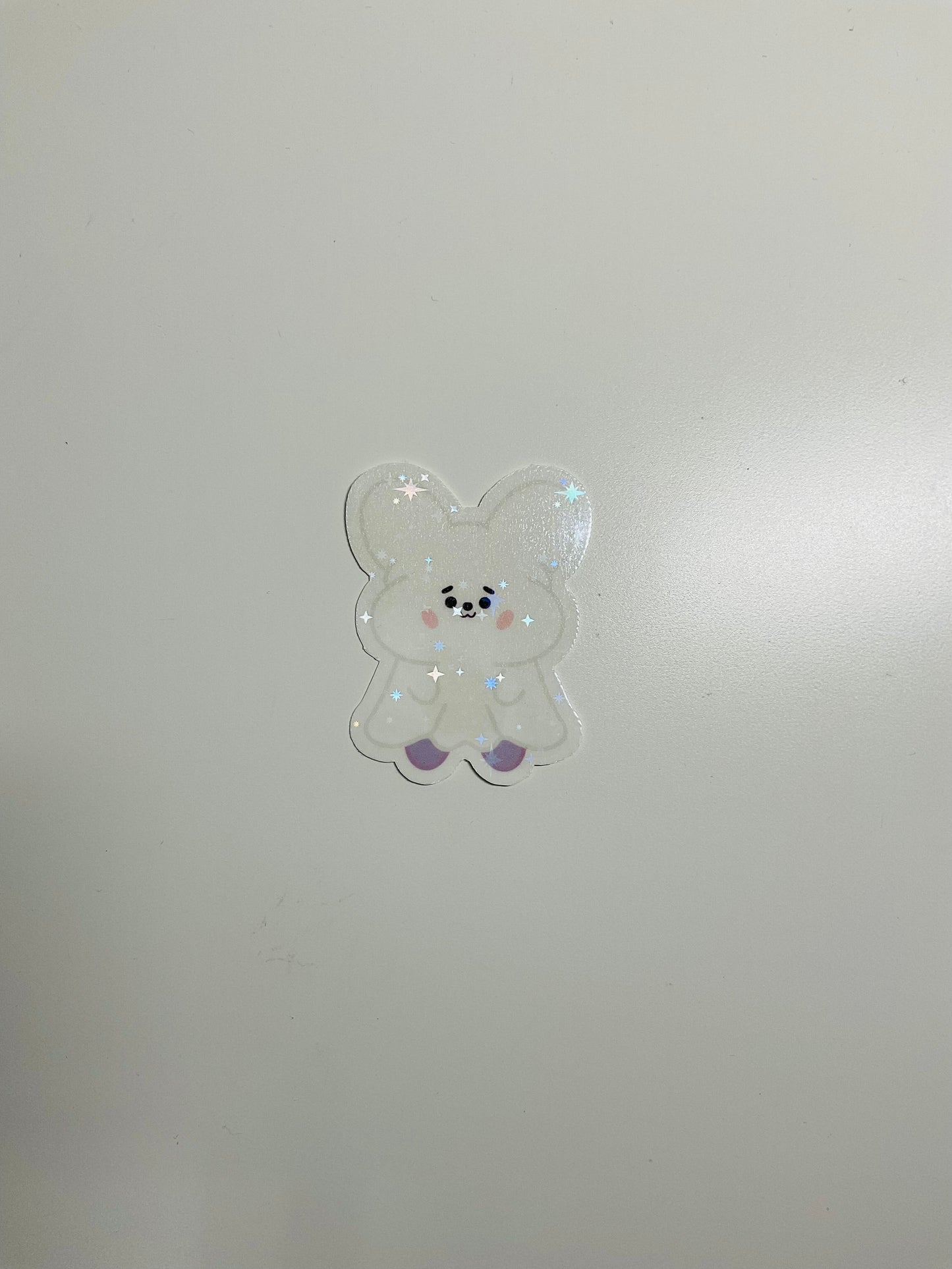 BT21 Ghost Themed Holographic Sticker