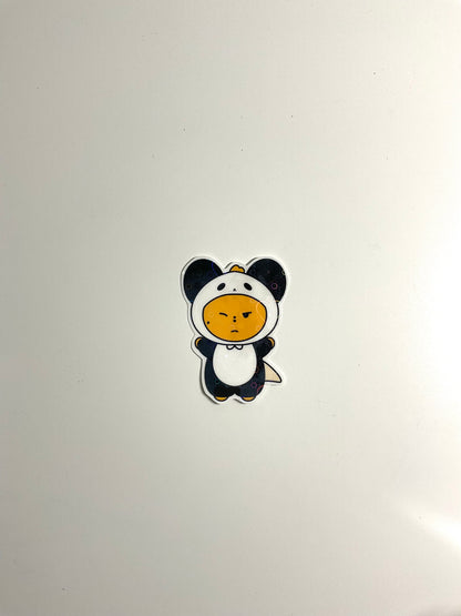 PPULBATU Hwangchoon Panda Onesie Holographic Sticker