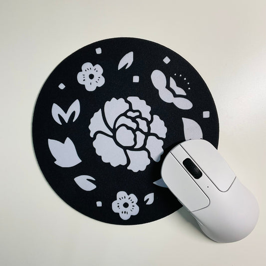 BTS Suga Lotus Flower Neoprene Mousepad