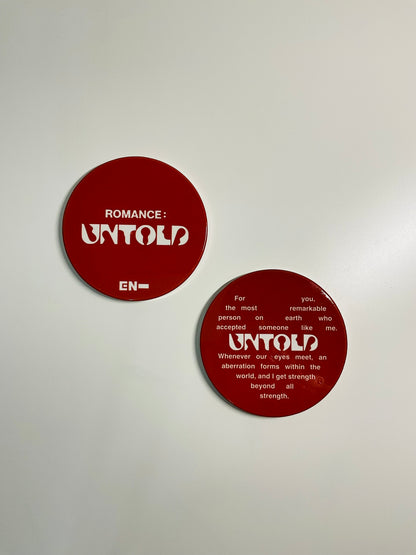 ENHYPEN Romance: Untold Ceramic Home Coaster