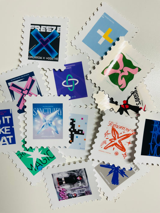 TXT Discography Inspired Stamps