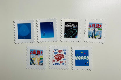 BTS Solo Discography Inspired Stamps