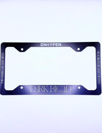 ENHYPEN Dark Blood Inspired License Plate Frame