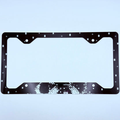 BTS V LAYO(V)ER Inspired License Plate Frame & Car Coaster Bundle