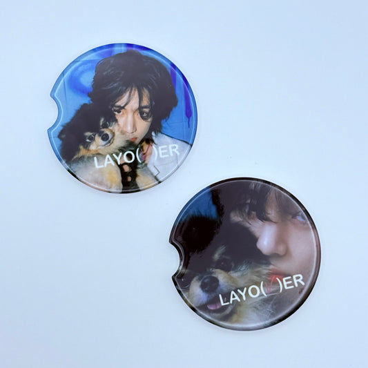 BTS V LAYO(V)ER Ceramic Car Coaster