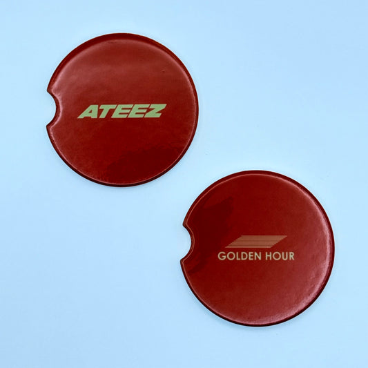 ATEEZ Golden Hour Ceramic Car Coaster