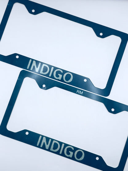 BTS RM Indigo Inspired License Plate Frame & Car Coaster Bundle