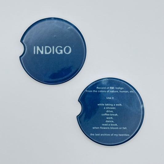 BTS RM Indigo Ceramic Car Coaster