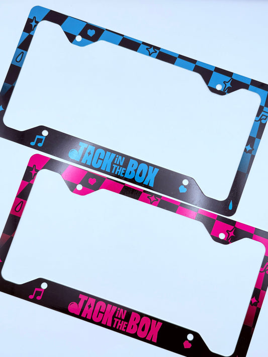 BTS J-Hope Jack in the Box Inspired License Plate Frame