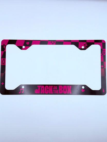 BTS J-Hope Jack in the Box Inspired License Plate Frame