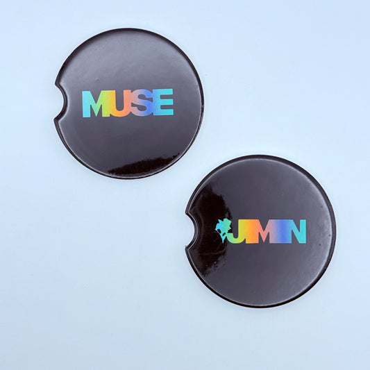 BTS Jimin MUSE Ceramic Car Coaster