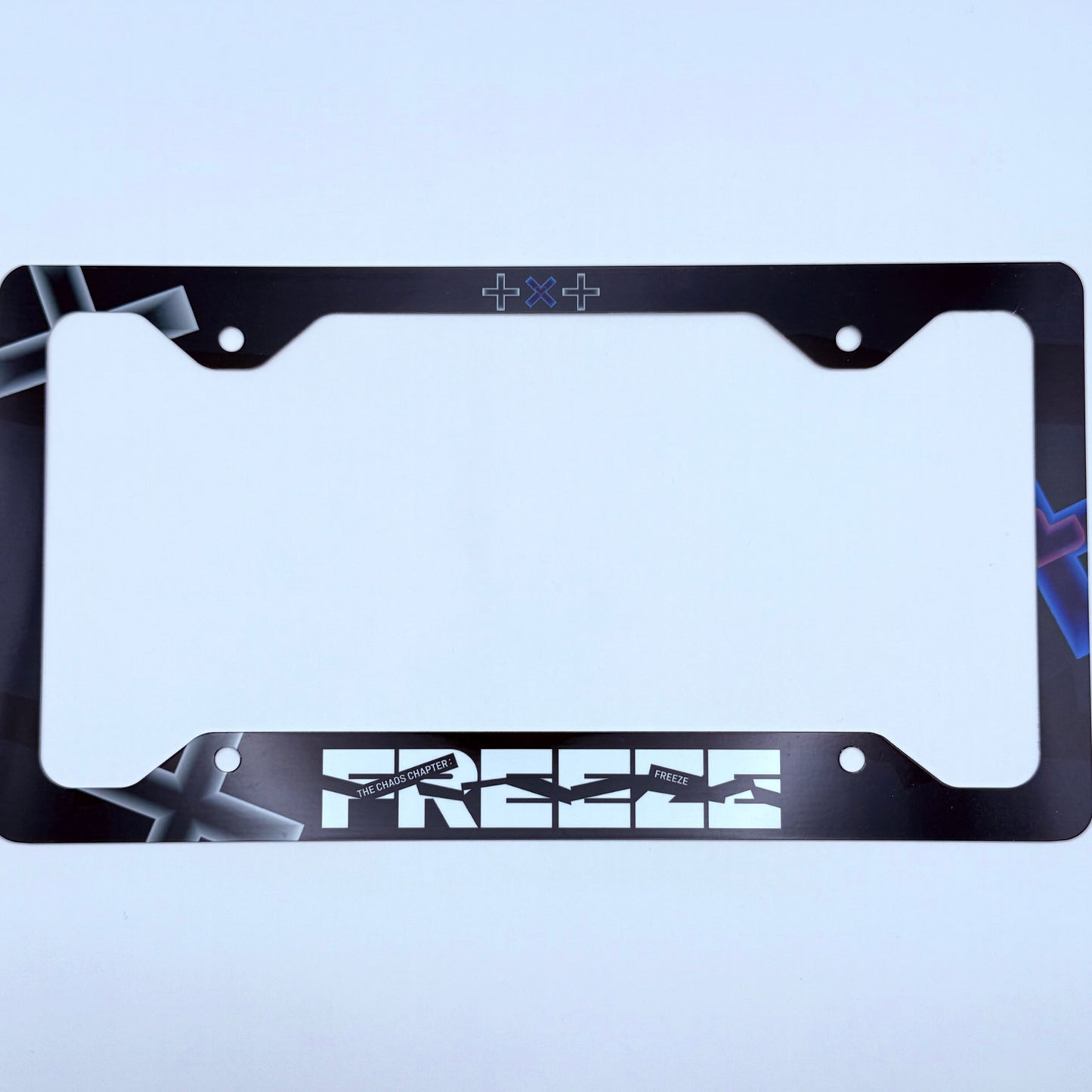 Tomorrow x Together The Chaos Chapter: Freeze Inspired License Plate Frame