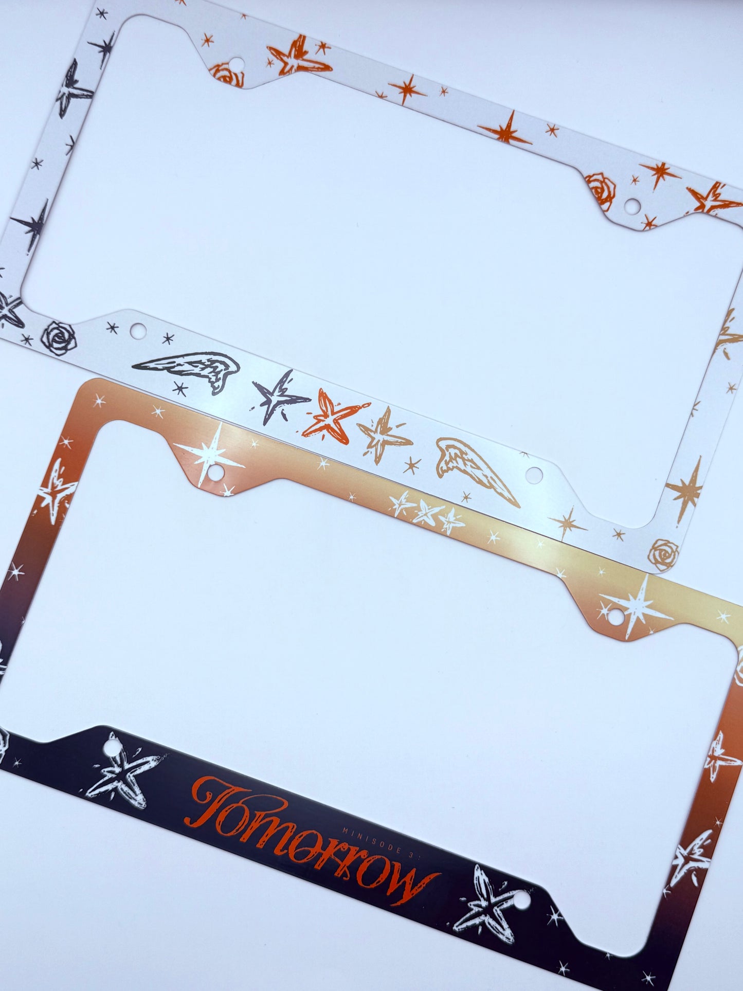 Tomorrow x Together minisode 3: Tomorrow Inspired License Plate Frame