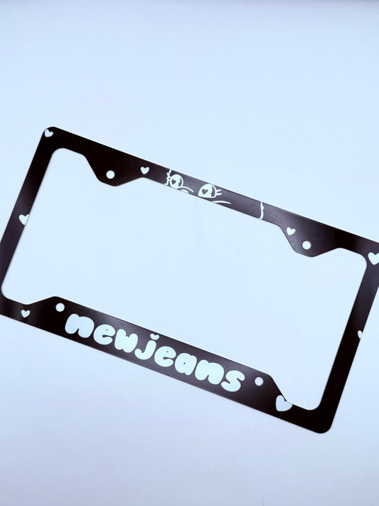 Cute NewJeans Inspired License Plate Frame