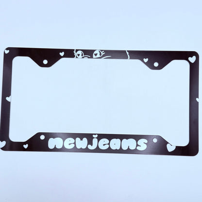 Cute NewJeans Inspired License Plate Frame