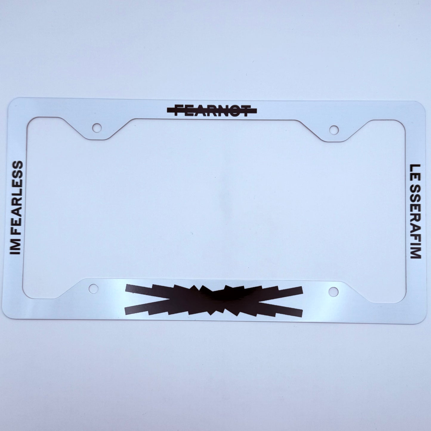 LE SSERAFIM Themed License Plate Frame