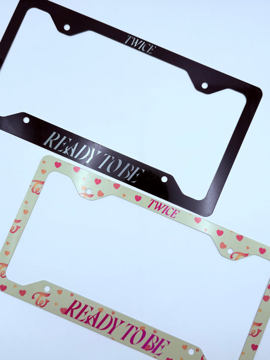 TWICE Ready to Be Inspired License Plate Frame