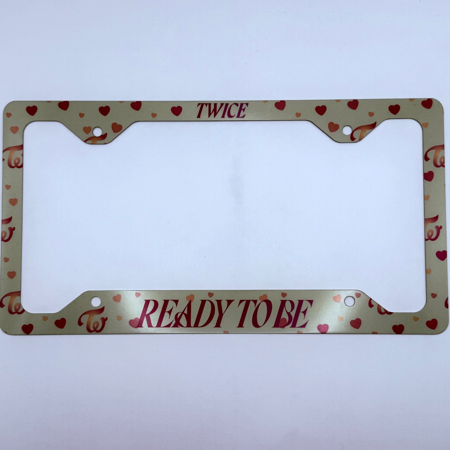 TWICE Ready to Be Inspired License Plate Frame