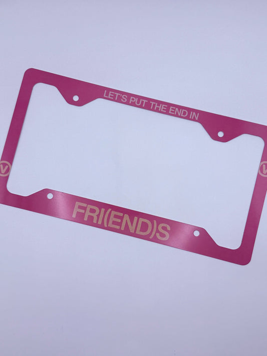 BTS V/Taehyung FRI(END)S Inspired License Plate Frame