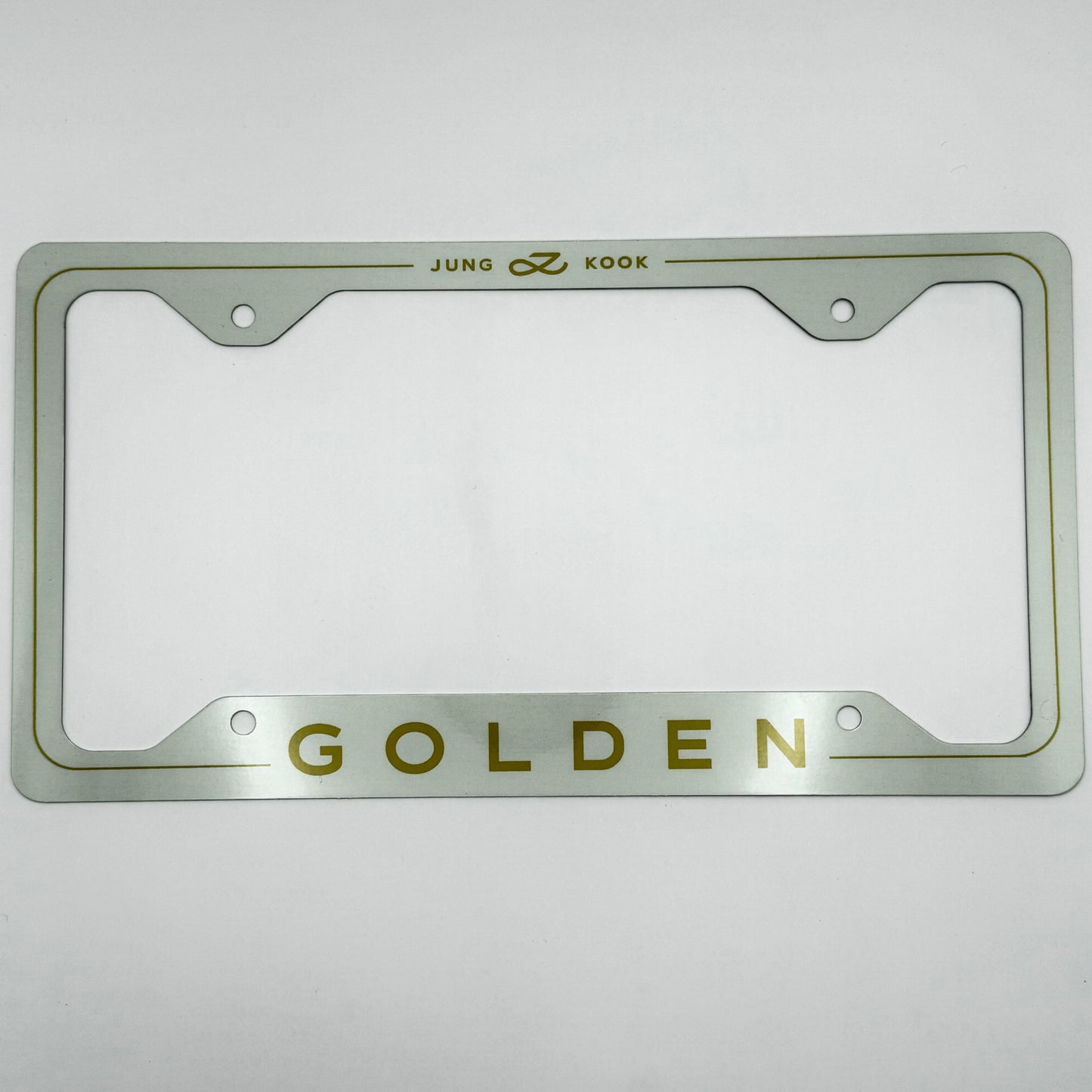 BTS Jungkook Golden Inspired License Plate Frame