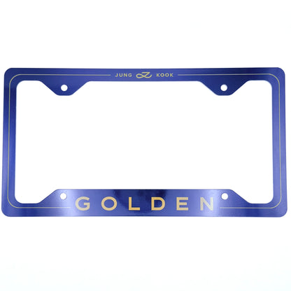 BTS Jungkook Golden Inspired License Plate Frame