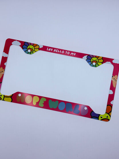 BTS J-Hope Hope World Inspired License Plate Frame