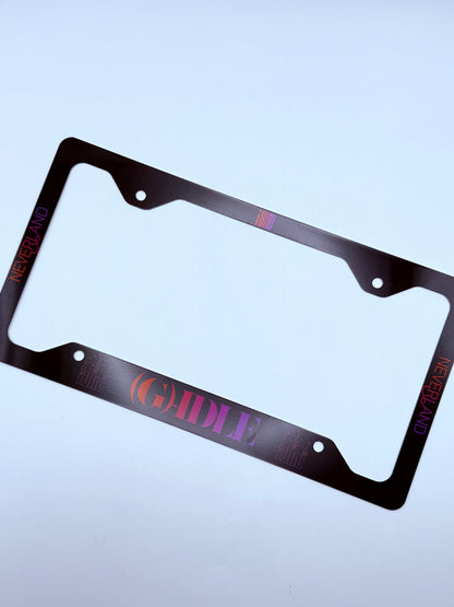 (G)I-DLE Themed License Plate Frame