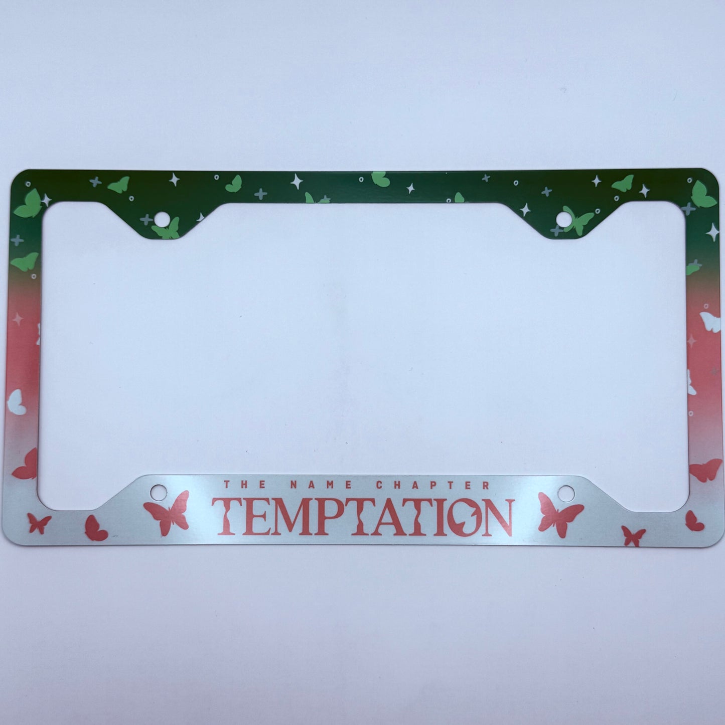 Tomorrow x Together The Name Chapter: Temptation Inspired License Plate Frame & Car Coaster Bundle