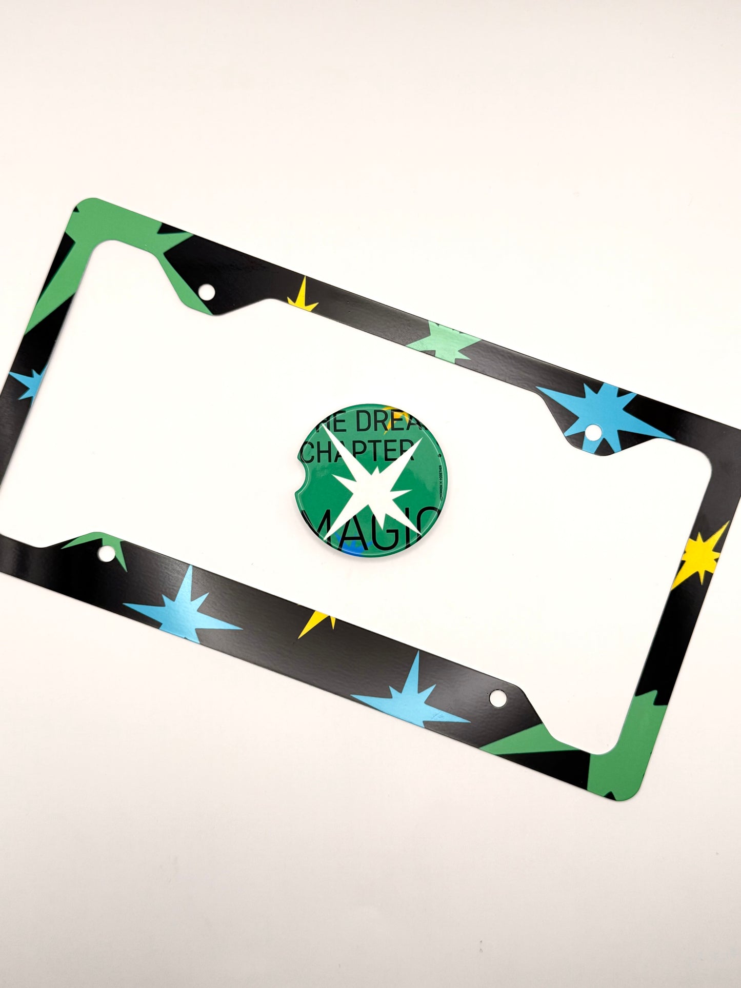 Tomorrow x Together The Dream Chapter: Magic Inspired License Plate Frame & Car Coaster Bundle