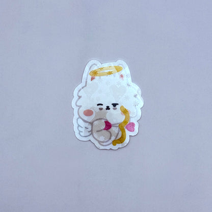 PPULBATU Cupid Themed Holographic Sticker