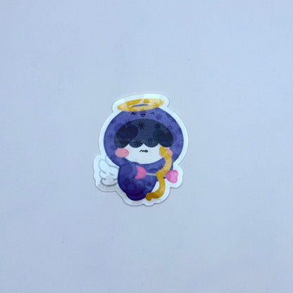 PPULBATU Cupid Themed Holographic Sticker