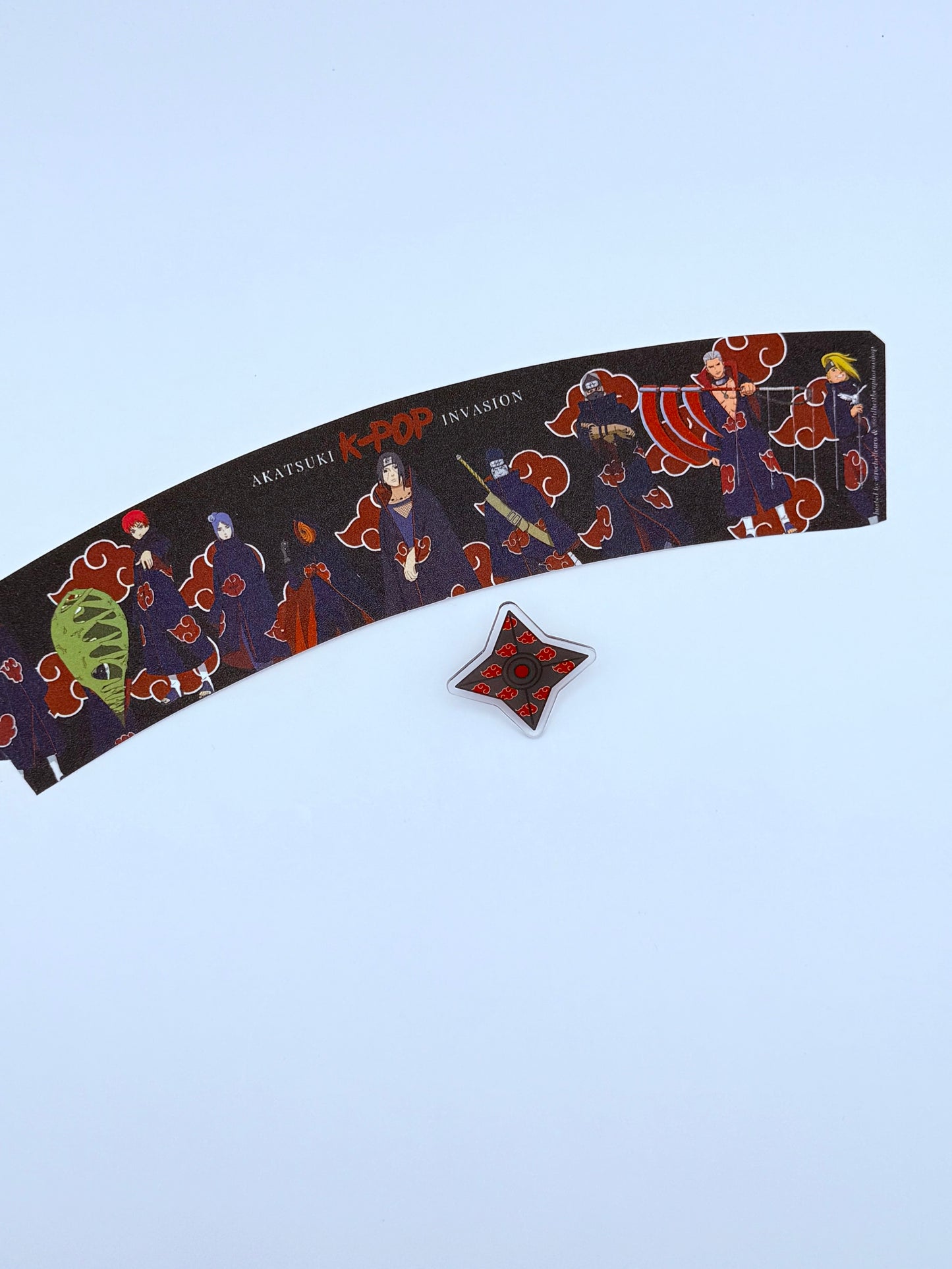 Akatsuki Shuriken Rotating Acrylic Pin