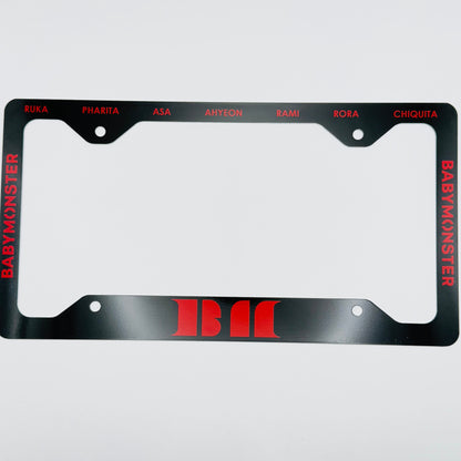 BABYMONSTER Themed License Plate Frame