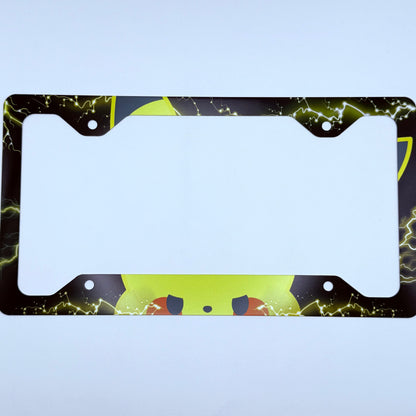 Pikachu Themed License Plate Frame