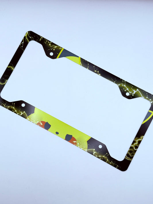 Pikachu Themed License Plate Frame