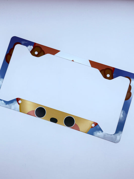 One Piece Themed License Plate Frame