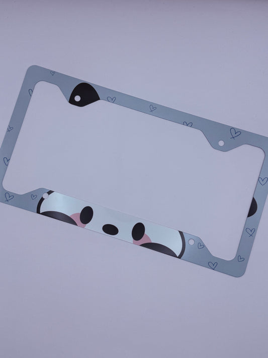 Pochacco Themed License Plate Frame