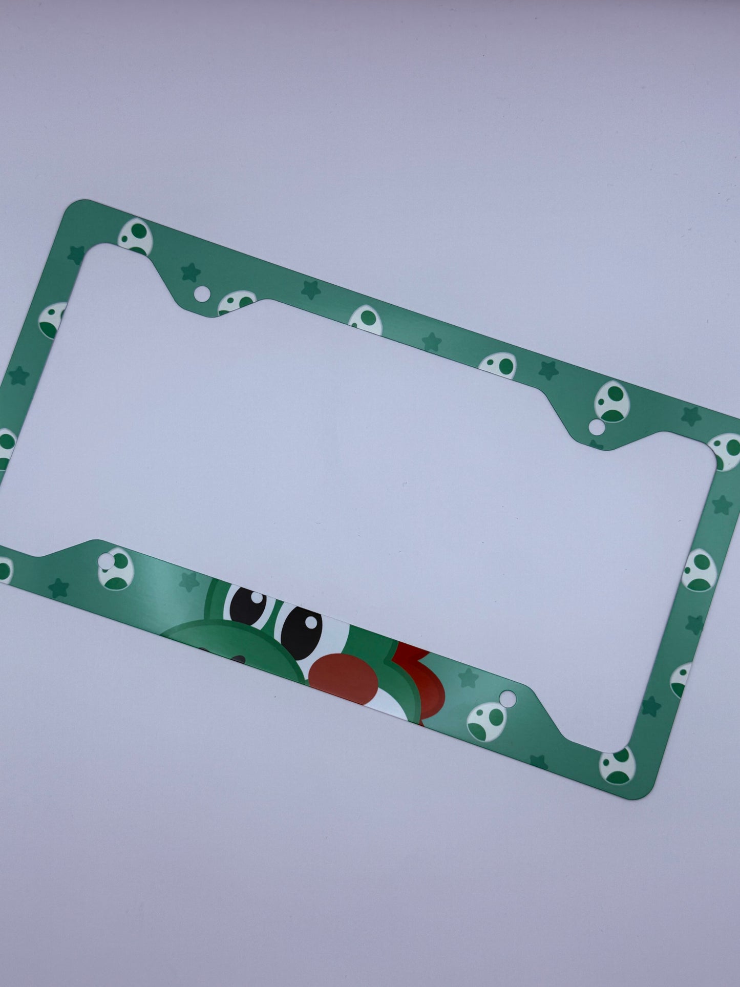 Yoshi Themed License Plate Frame