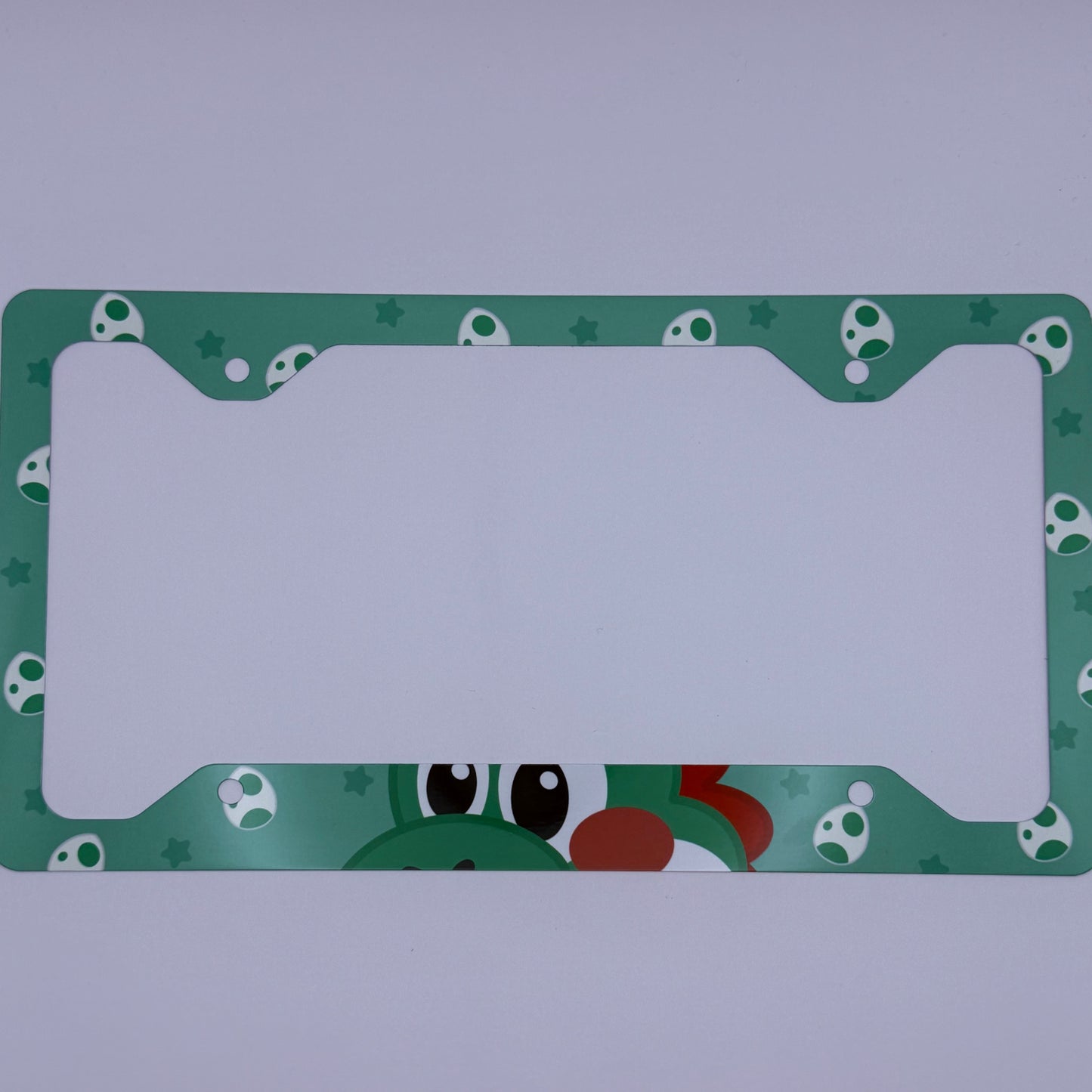 Yoshi Themed License Plate Frame