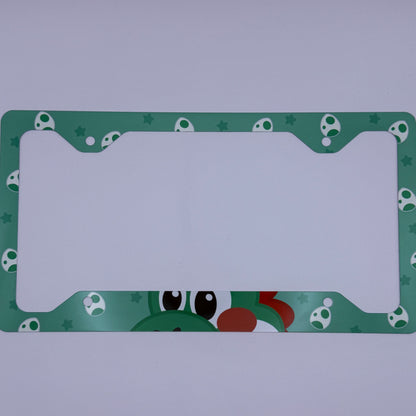 Yoshi Themed License Plate Frame